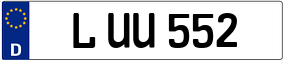 Truck License Plate